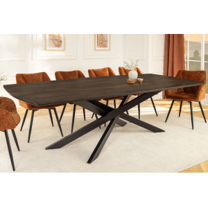 SIGNUM modern mangófa étkezőasztal - 220cm