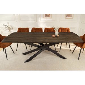 SIGNUM modern mangófa étkezőasztal - 220cm INVICTA