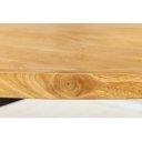 GALAXY OVAL tömör mangófa étkezőasztal - 240cm