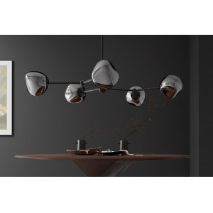 LIQUID DIAMOND design függőlámpa - ezüst