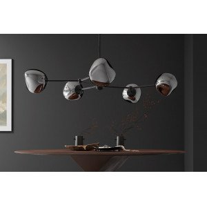 LIQUID DIAMOND design függőlámpa - ezüst INVICTA
