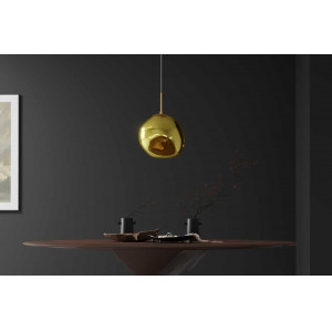 LIQUID DIAMOND design függőlámpa - 35cm - arany/ezüst/réz
