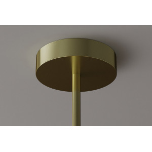 LIQUID DIAMOND design függőlámpa - 35cm - arany/ezüst/réz