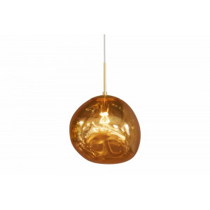 LIQUID DIAMOND design függőlámpa - 20cm - arany/ezüst/réz