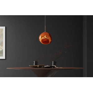 LIQUID DIAMOND design függőlámpa - 20cm - arany/ezüst/réz