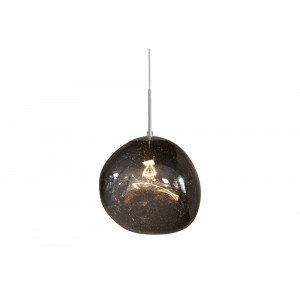 AURA modern üveg függőlámpa 20 cm – arany/ezüst/réz INVICTA