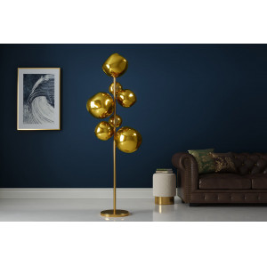 LIQUID DIAMOND design állólámpa - 170cm - arany INVICTA