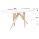 ART LIVING design konzolasztal - 140cm