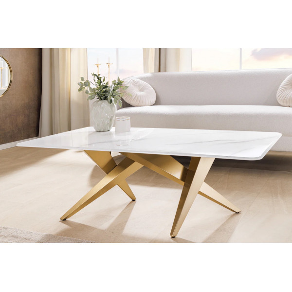 ART LIVING design dohányzóasztal - 130cm