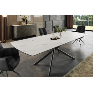 MIKADO MARBLE bővíthető kerámia étkezőasztal - 180-230cm INVICTA