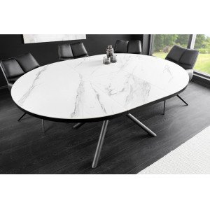 MIKADO MARBLE bővíthető kerámia étkezőasztal - 120-160cm INVICTA