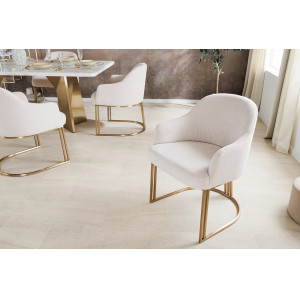 EXTRAVAGANCIA exkluzív kordbársony szék - beige INVICTA