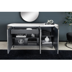 REFLECTION design komód - 150cm - antracit INVICTA