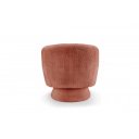 BOCCA NOVA design bouclé fotel - rozsdabarna