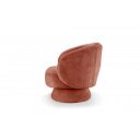 BOCCA NOVA design bouclé fotel - rozsdabarna