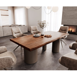 RITMO DARK prémium akác étkezőasztal - 200cm bútor