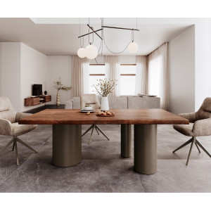 RITMO DARK prémium akác étkezőasztal - 200cm bútor