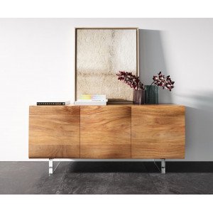 LOVECRAFT prémium akác komód - 145cm - akril lábbal bútor