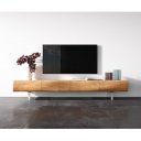 LOVECRAFT prémium akác TV-szekrény - 145/175/200/240cm -üveg lábbal