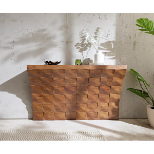 SASSARI prémium akác konzolasztal -120cm DELIFE