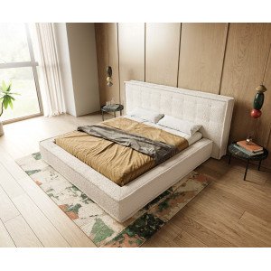 TIZIANA prémium bouclé ágykeret - beige - 180x200cm Ágyak