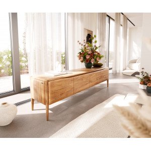 ZEPHIRO prémium akác TV-szekrény - 200cm DELIFE