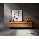 NOTTURNO prémium akác fali TV-szekrény - 200/220cm