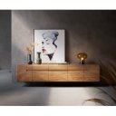 NOTTURNO prémium akác fali TV-szekrény - 200/220cm