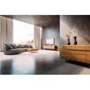 NOTTURNO prémium akác fali TV-szekrény - 200/220cm