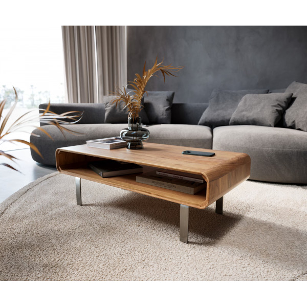 NOTTURNO prémium akác dohányzóasztal - 100cm