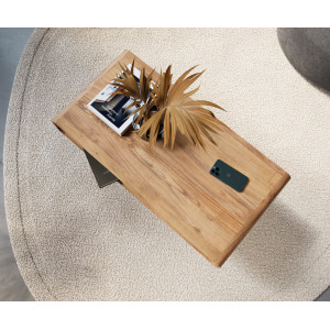 NOTTURNO prémium akác dohányzóasztal - 100cm