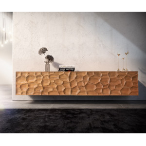 SOLUNA prémium akác fali TV-szekrény - 175/220cm bútor