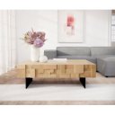PUZZLE prémium tölgy dohányzóasztal - 120cm