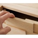 PUZZLE prémium tölgy dohányzóasztal - 120cm