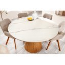 UNIQUE design kerámia étkezőasztal - 120cm - tölgy