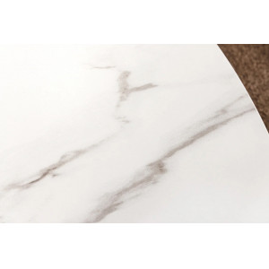UNIQUE design kerámia étkezőasztal - 120cm - tölgy
