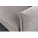 LUMA modern kordbársony ágyazható kanapé - 215cm - szürke