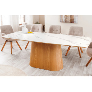UNIQUE OAK design kerámia étkezőasztal - 200cm INVICTA