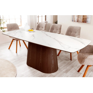 UNIQUE WALNUT design kerámia étkezőasztal - 200cm INVICTA