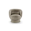BOCCA NOVA design bouclé fotel - taupe