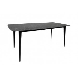 MILANO design kerámia étkezőasztal - 160/180cm - antracit INVICTA