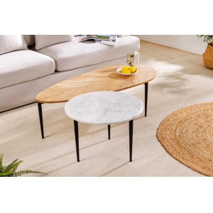 ADLON modern dohányzóasztal szett INVICTA