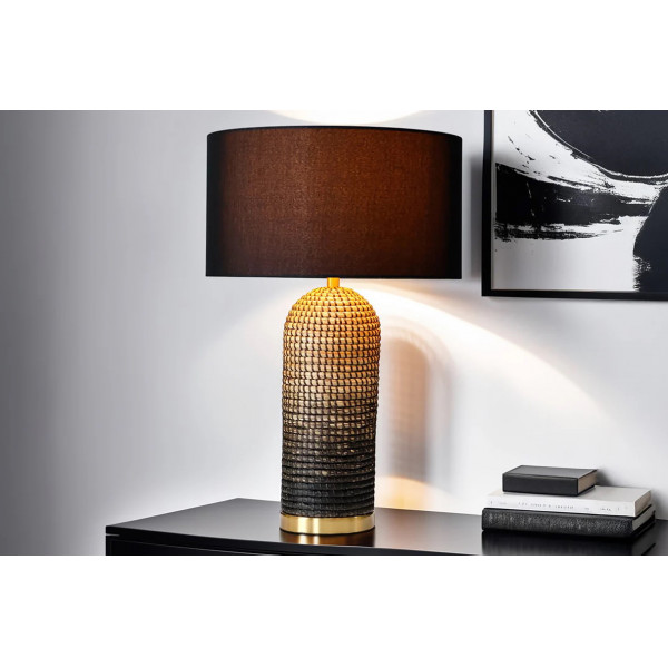 ZEA különleges asztali lámpa - fekete