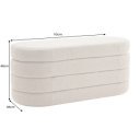VOGUE design boucle ülőpad - taupe