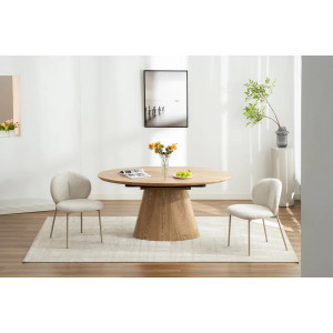 UNIQUE OAK modern bővíthető étkezőasztal - 160-200cm INVICTA