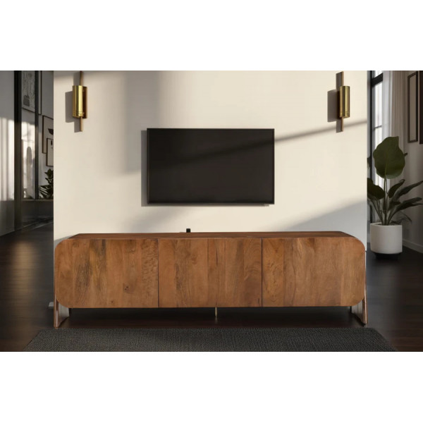 BRASIL tömör mangófa TV-szekrény - 160cm BRASIL tömör mangófa TV-szekrény - 160cm