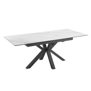 ETERNITY design kerámia étkezőasztal - 160-200cm - márvány INVICTA