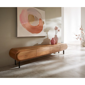 SOHARA prémium akác TV-szekrény - 175cm DELIFE