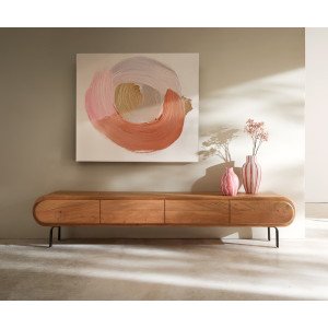 SOHARA prémium akác TV-szekrény - 175cm DELIFE