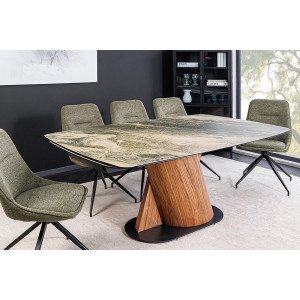 ELEMENTS bővíthető étkezőasztal - beige - 180-260cm INVICTA